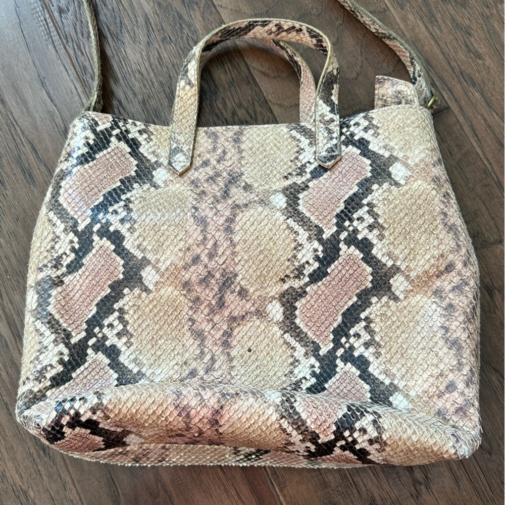 Madewell Snakeskin Crossbody Purse - Picture 4 of 9